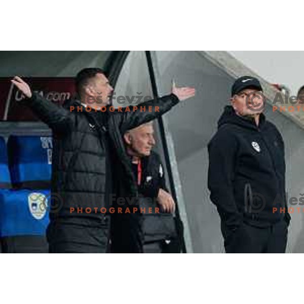 Matjaz kek, head coach of Slovenia during FIFA World Cup 2026 European Qualifiers match between Slovenia and Kosovo in SRC Stozice, Ljubljana, Slovenia on Noivember 15, 2025
