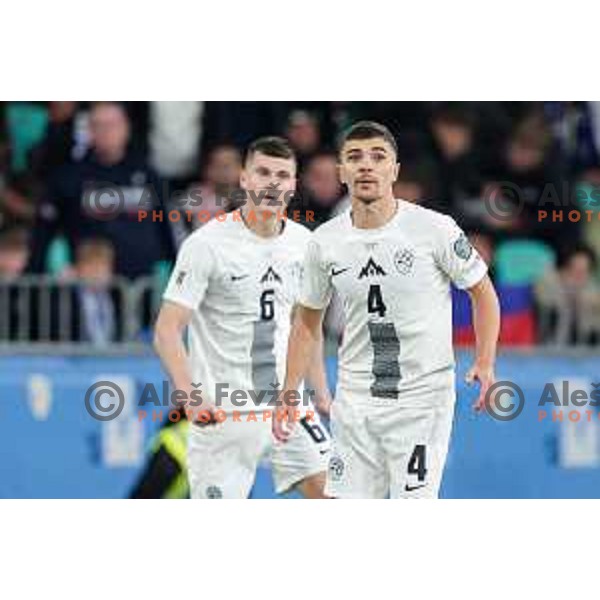 in action during FIFA World Cup 2026 European Qualifiers match between Slovenia and Kosovo in SRC Stozice, Ljubljana, Slovenia on Noivember 15, 2025