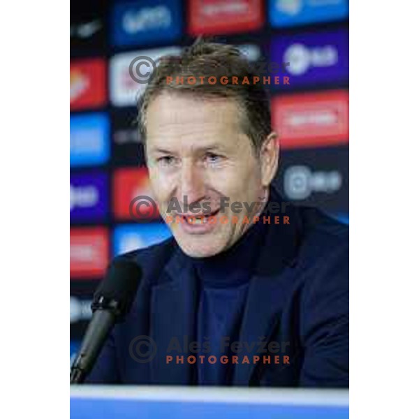 Franco Foda, head coach of Kosovo during FIFA World Cup 2026 European Qualifiers match between Slovenia and Kosovo in SRC Stozice, Ljubljana, Slovenia on Noivember 15, 2025