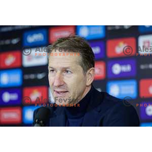 Franco Foda, head coach of Kosovo during FIFA World Cup 2026 European Qualifiers match between Slovenia and Kosovo in SRC Stozice, Ljubljana, Slovenia on Noivember 15, 2025