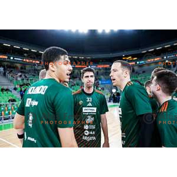 in action during AdmiralBet ABA League 2025/2026 basketball match between Cedevita Olimpija (SLO) and Crvena Zvezda (SRB) in SRC Stozice, Ljubljana, Slovenia on November 17, 2025.