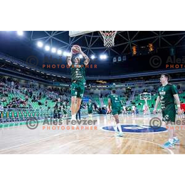 in action during AdmiralBet ABA League 2025/2026 basketball match between Cedevita Olimpija (SLO) and Crvena Zvezda (SRB) in SRC Stozice, Ljubljana, Slovenia on November 17, 2025.