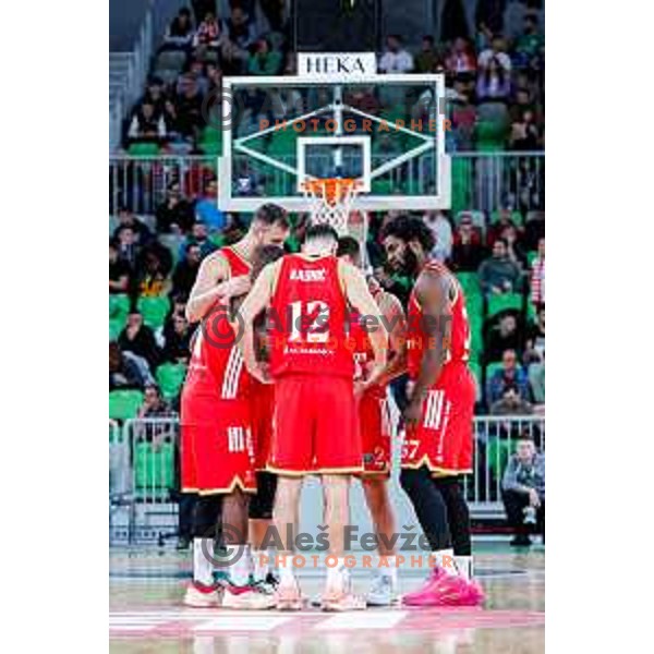 in action during AdmiralBet ABA League 2025/2026 basketball match between Cedevita Olimpija (SLO) and Crvena Zvezda (SRB) in SRC Stozice, Ljubljana, Slovenia on November 17, 2025.