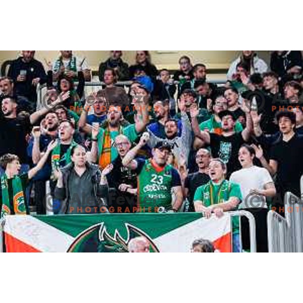 in action during AdmiralBet ABA League 2025/2026 basketball match between Cedevita Olimpija (SLO) and Crvena Zvezda (SRB) in SRC Stozice, Ljubljana, Slovenia on November 17, 2025.