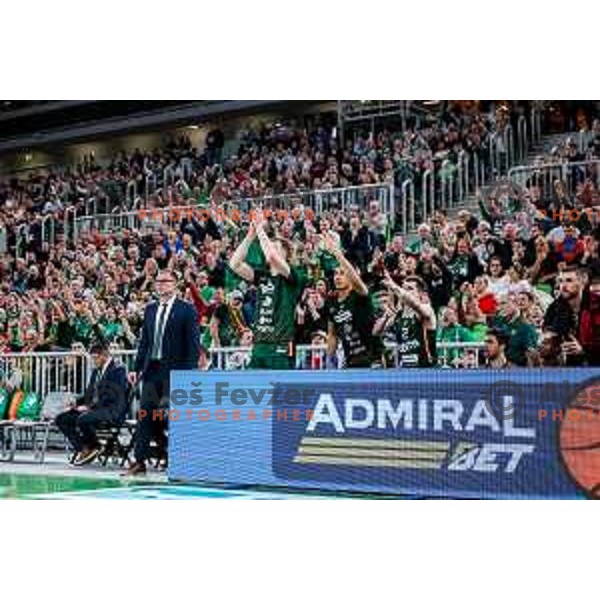 in action during AdmiralBet ABA League 2025/2026 basketball match between Cedevita Olimpija (SLO) and Crvena Zvezda (SRB) in SRC Stozice, Ljubljana, Slovenia on November 17, 2025.