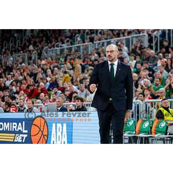 in action during AdmiralBet ABA League 2025/2026 basketball match between Cedevita Olimpija (SLO) and Crvena Zvezda (SRB) in SRC Stozice, Ljubljana, Slovenia on November 17, 2025.