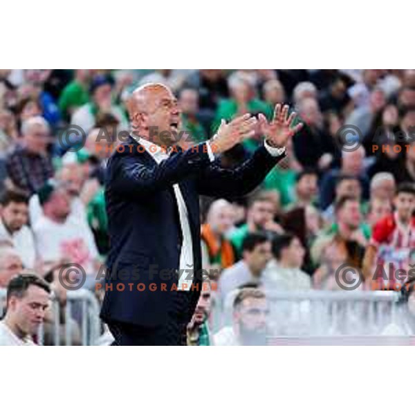 in action during AdmiralBet ABA League 2025/2026 basketball match between Cedevita Olimpija (SLO) and Crvena Zvezda (SRB) in SRC Stozice, Ljubljana, Slovenia on November 17, 2025.