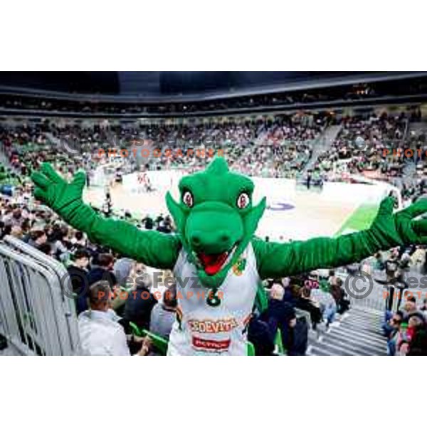 in action during AdmiralBet ABA League 2025/2026 basketball match between Cedevita Olimpija (SLO) and Crvena Zvezda (SRB) in SRC Stozice, Ljubljana, Slovenia on November 17, 2025.