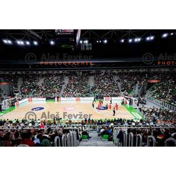 in action during AdmiralBet ABA League 2025/2026 basketball match between Cedevita Olimpija (SLO) and Crvena Zvezda (SRB) in SRC Stozice, Ljubljana, Slovenia on November 17, 2025.