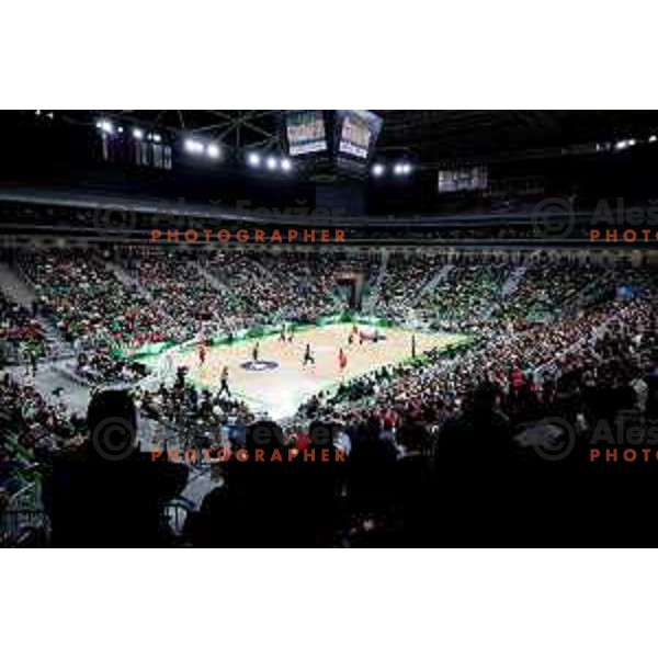 in action during AdmiralBet ABA League 2025/2026 basketball match between Cedevita Olimpija (SLO) and Crvena Zvezda (SRB) in SRC Stozice, Ljubljana, Slovenia on November 17, 2025.