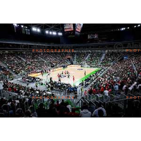 in action during AdmiralBet ABA League 2025/2026 basketball match between Cedevita Olimpija (SLO) and Crvena Zvezda (SRB) in SRC Stozice, Ljubljana, Slovenia on November 17, 2025.