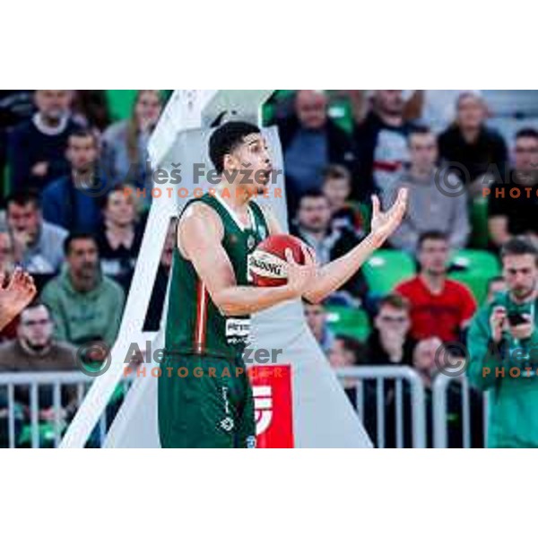 in action during AdmiralBet ABA League 2025/2026 basketball match between Cedevita Olimpija (SLO) and Crvena Zvezda (SRB) in SRC Stozice, Ljubljana, Slovenia on November 17, 2025.