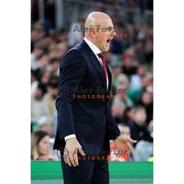 in action during AdmiralBet ABA League 2025/2026 basketball match between Cedevita Olimpija (SLO) and Crvena Zvezda (SRB) in SRC Stozice, Ljubljana, Slovenia on November 17, 2025. Photo: Filip Barbalic