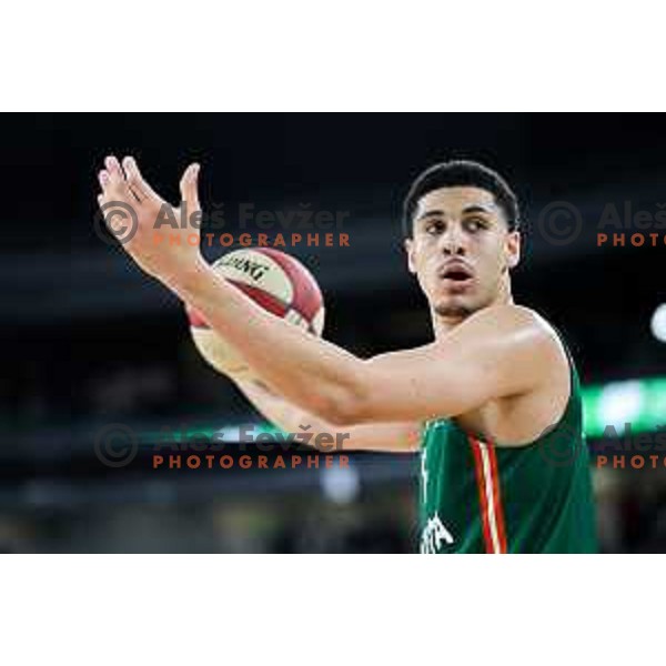 in action during AdmiralBet ABA League 2025/2026 basketball match between Cedevita Olimpija (SLO) and Crvena Zvezda (SRB) in SRC Stozice, Ljubljana, Slovenia on November 17, 2025. Photo: Filip Barbalic