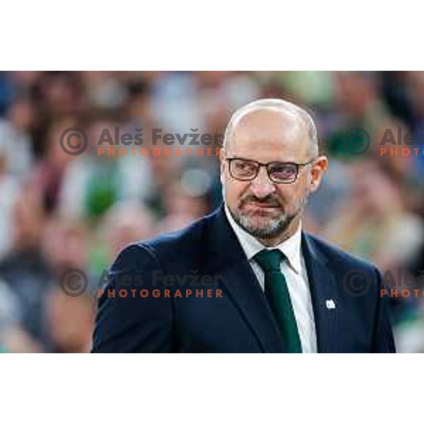 in action during AdmiralBet ABA League 2025/2026 basketball match between Cedevita Olimpija (SLO) and Crvena Zvezda (SRB) in SRC Stozice, Ljubljana, Slovenia on November 17, 2025.