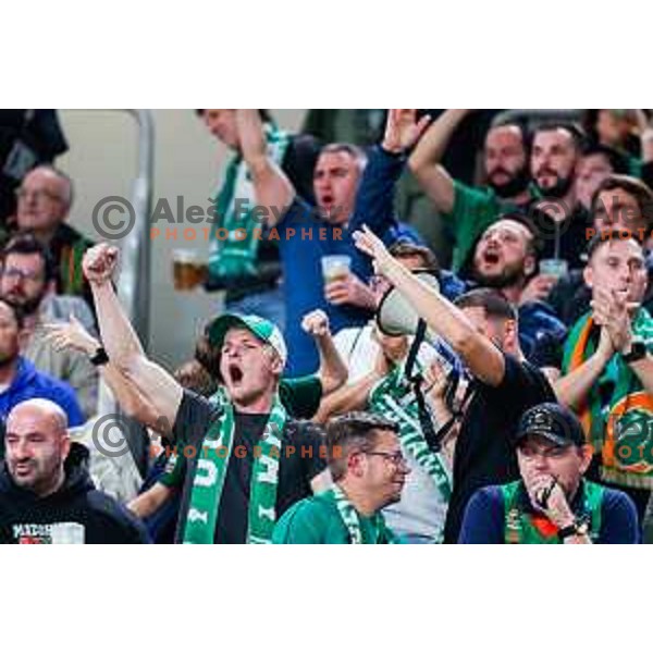 in action during AdmiralBet ABA League 2025/2026 basketball match between Cedevita Olimpija (SLO) and Crvena Zvezda (SRB) in SRC Stozice, Ljubljana, Slovenia on November 17, 2025.