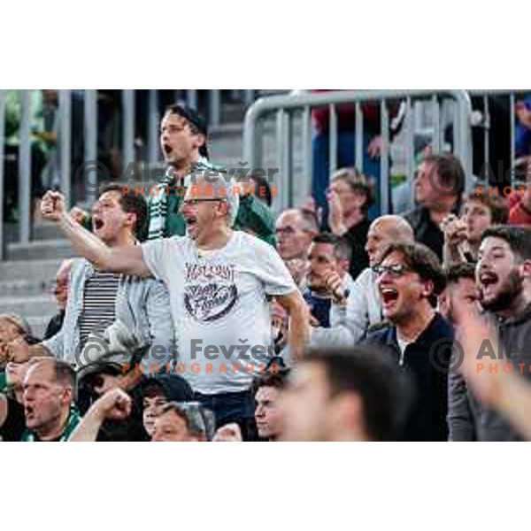 in action during AdmiralBet ABA League 2025/2026 basketball match between Cedevita Olimpija (SLO) and Crvena Zvezda (SRB) in SRC Stozice, Ljubljana, Slovenia on November 17, 2025.