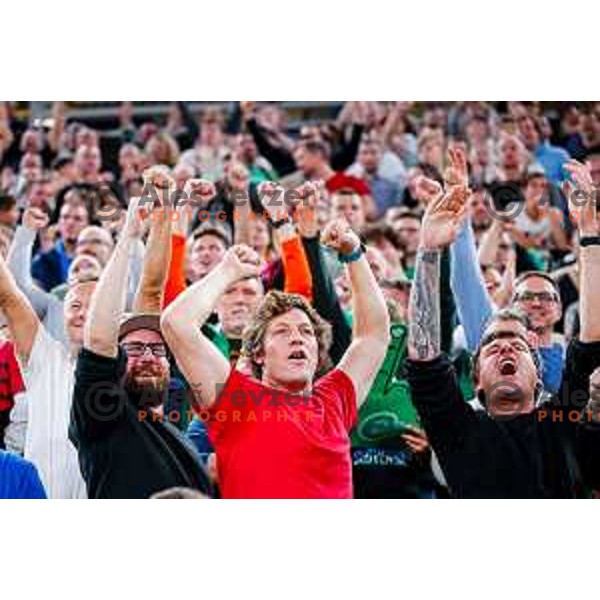 in action during AdmiralBet ABA League 2025/2026 basketball match between Cedevita Olimpija (SLO) and Crvena Zvezda (SRB) in SRC Stozice, Ljubljana, Slovenia on November 17, 2025.