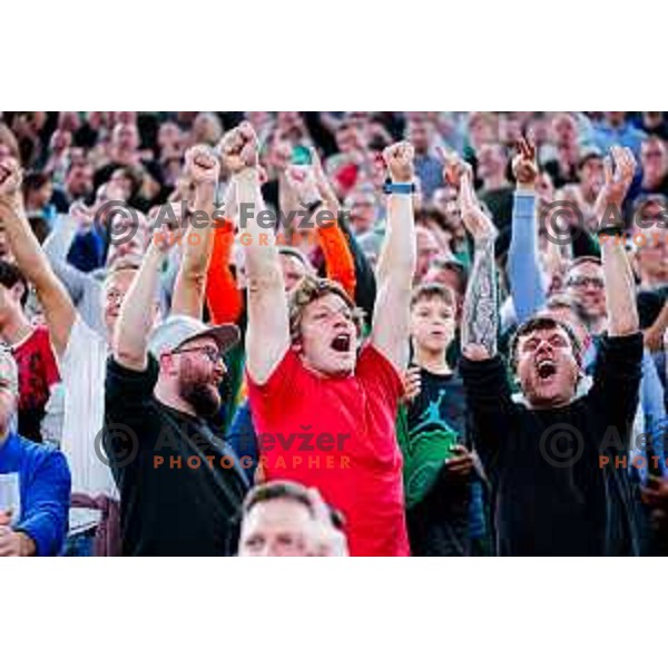 in action during AdmiralBet ABA League 2025/2026 basketball match between Cedevita Olimpija (SLO) and Crvena Zvezda (SRB) in SRC Stozice, Ljubljana, Slovenia on November 17, 2025.