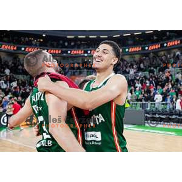 in action during AdmiralBet ABA League 2025/2026 basketball match between Cedevita Olimpija (SLO) and Crvena Zvezda (SRB) in SRC Stozice, Ljubljana, Slovenia on November 17, 2025.
