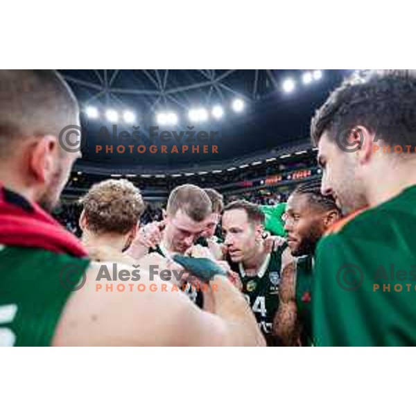in action during AdmiralBet ABA League 2025/2026 basketball match between Cedevita Olimpija (SLO) and Crvena Zvezda (SRB) in SRC Stozice, Ljubljana, Slovenia on November 17, 2025.