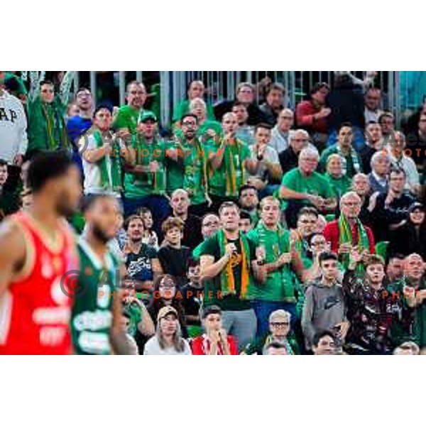 in action during AdmiralBet ABA League 2025/2026 basketball match between Cedevita Olimpija (SLO) and Crvena Zvezda (SRB) in SRC Stozice, Ljubljana, Slovenia on November 17, 2025. Photo: Filip Barbalic