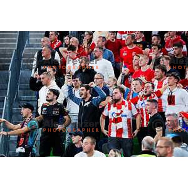 in action during AdmiralBet ABA League 2025/2026 basketball match between Cedevita Olimpija (SLO) and Crvena Zvezda (SRB) in SRC Stozice, Ljubljana, Slovenia on November 17, 2025. Photo: Filip Barbalic