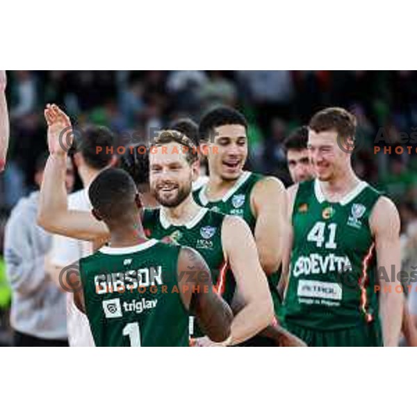 in action during AdmiralBet ABA League 2025/2026 basketball match between Cedevita Olimpija (SLO) and Crvena Zvezda (SRB) in SRC Stozice, Ljubljana, Slovenia on November 17, 2025. Photo: Filip Barbalic