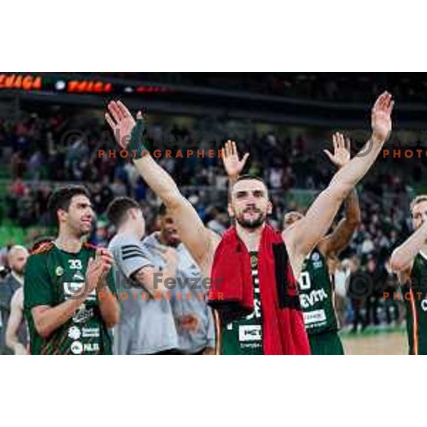 in action during AdmiralBet ABA League 2025/2026 basketball match between Cedevita Olimpija (SLO) and Crvena Zvezda (SRB) in SRC Stozice, Ljubljana, Slovenia on November 17, 2025. Photo: Filip Barbalic