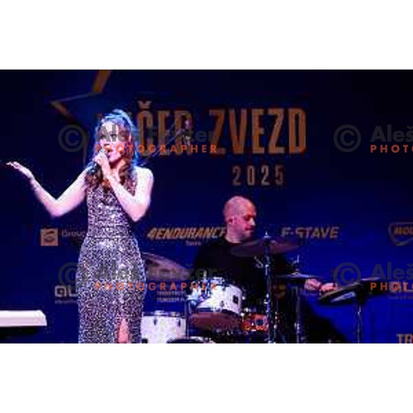 Flora at Evening of the Stars- Slovenia Cycling Federation Annual event in Ljubljana, Slovenia on November 17, 2025