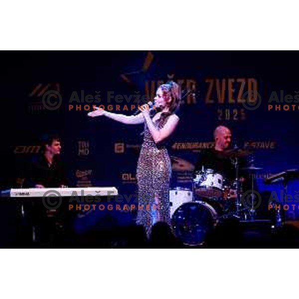 Flora at Evening of the Stars- Slovenia Cycling Federation Annual event in Ljubljana, Slovenia on November 17, 2025