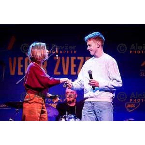 Lenart Dejak at Evening of the Stars- Slovenia Cycling Federation Annual event in Ljubljana, Slovenia on November 17, 2025