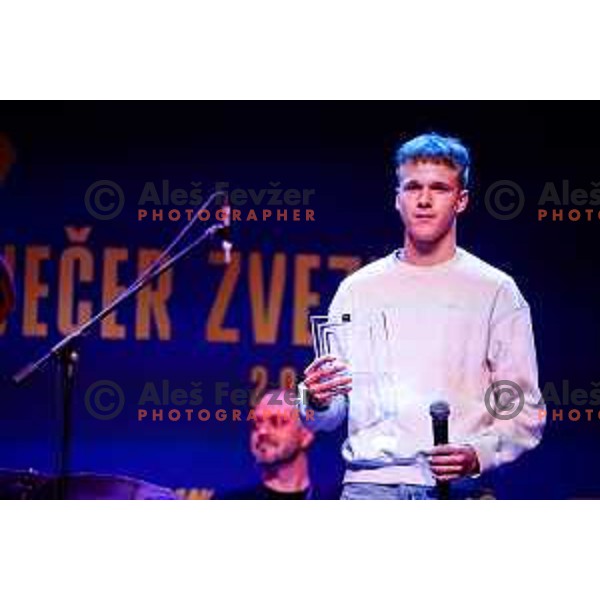 Lenart Dejak at Evening of the Stars- Slovenia Cycling Federation Annual event in Ljubljana, Slovenia on November 17, 2025