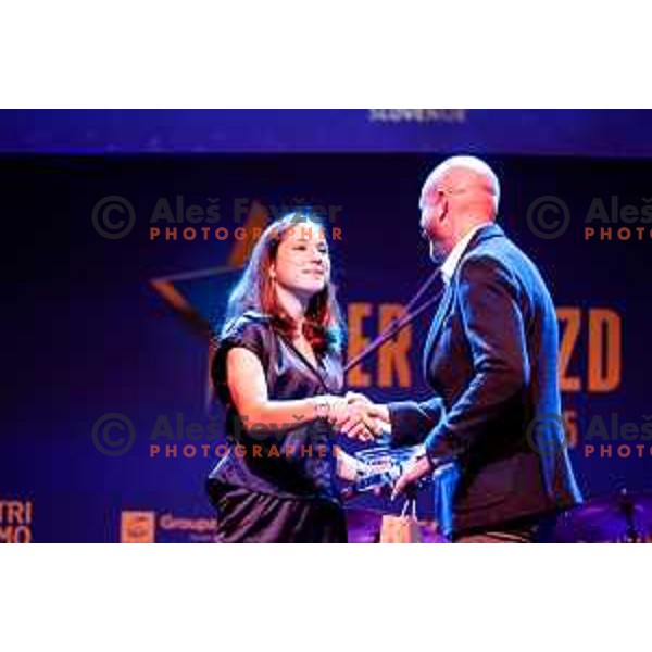 Marusa Tereza Serkezi at Evening of the Stars- Slovenia Cycling Federation Annual event in Ljubljana, Slovenia on November 17, 2025