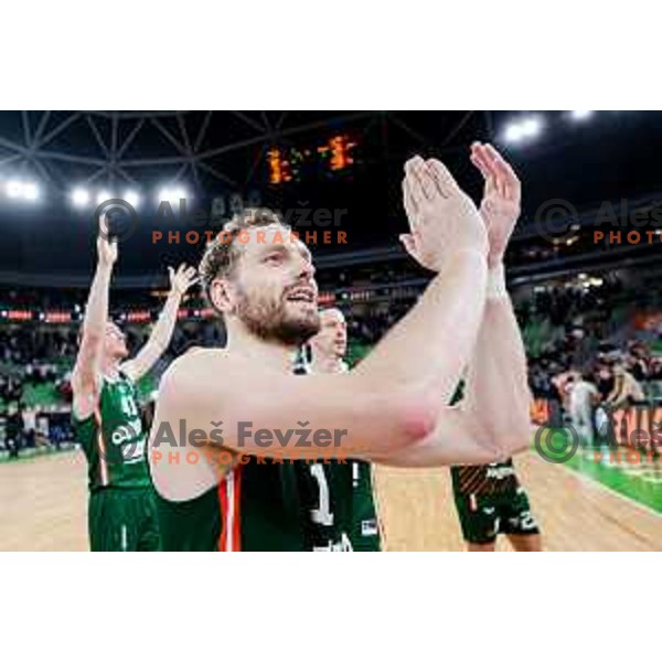 during AdmiralBet ABA League 2025/2026 basketball match between Cedevita Olimpija (SLO) and Crvena Zvezda (SRB) in SRC Stozice, Ljubljana, Slovenia on November 17, 2025