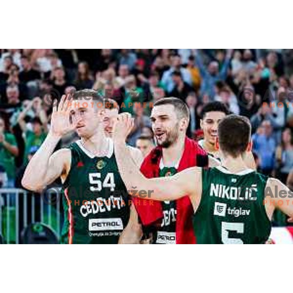 during AdmiralBet ABA League 2025/2026 basketball match between Cedevita Olimpija (SLO) and Crvena Zvezda (SRB) in SRC Stozice, Ljubljana, Slovenia on November 17, 2025