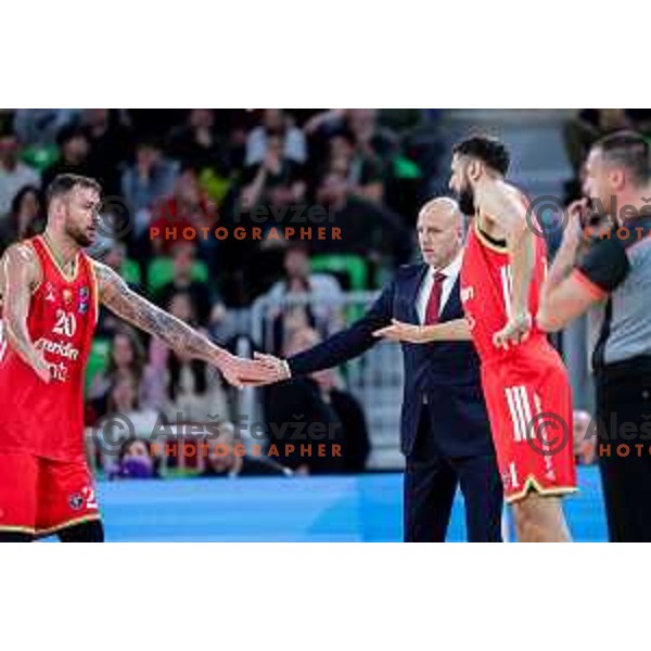 during AdmiralBet ABA League 2025/2026 basketball match between Cedevita Olimpija (SLO) and Crvena Zvezda (SRB) in SRC Stozice, Ljubljana, Slovenia on November 17, 2025