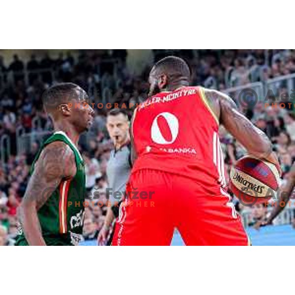 during AdmiralBet ABA League 2025/2026 basketball match between Cedevita Olimpija (SLO) and Crvena Zvezda (SRB) in SRC Stozice, Ljubljana, Slovenia on November 17, 2025