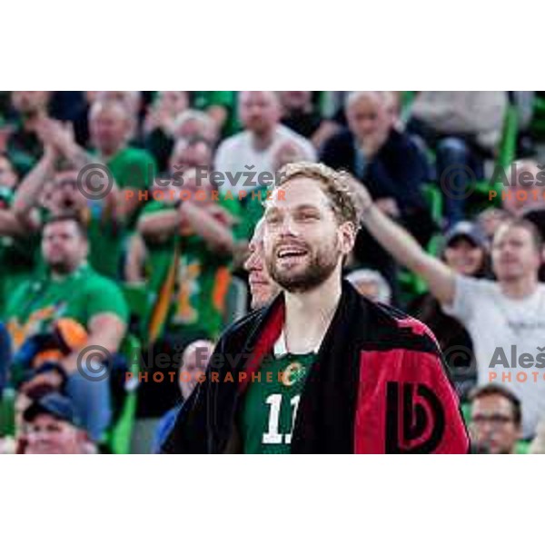 during AdmiralBet ABA League 2025/2026 basketball match between Cedevita Olimpija (SLO) and Crvena Zvezda (SRB) in SRC Stozice, Ljubljana, Slovenia on November 17, 2025