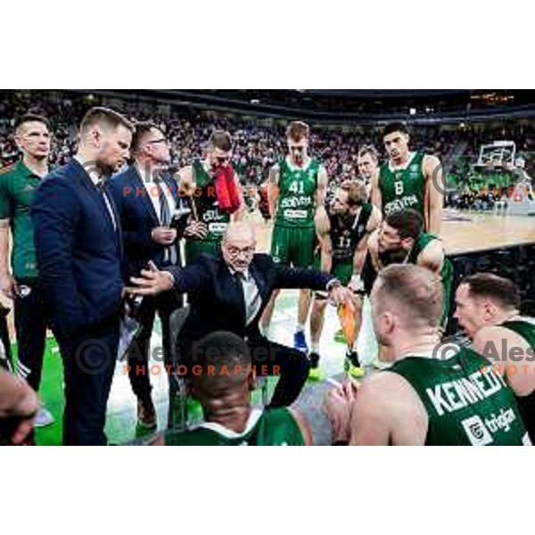 during AdmiralBet ABA League 2025/2026 basketball match between Cedevita Olimpija (SLO) and Crvena Zvezda (SRB) in SRC Stozice, Ljubljana, Slovenia on November 17, 2025