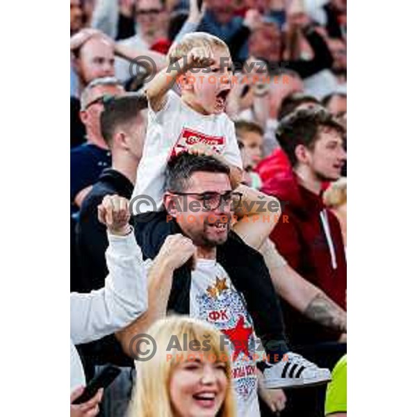 during AdmiralBet ABA League 2025/2026 basketball match between Cedevita Olimpija (SLO) and Crvena Zvezda (SRB) in SRC Stozice, Ljubljana, Slovenia on November 17, 2025