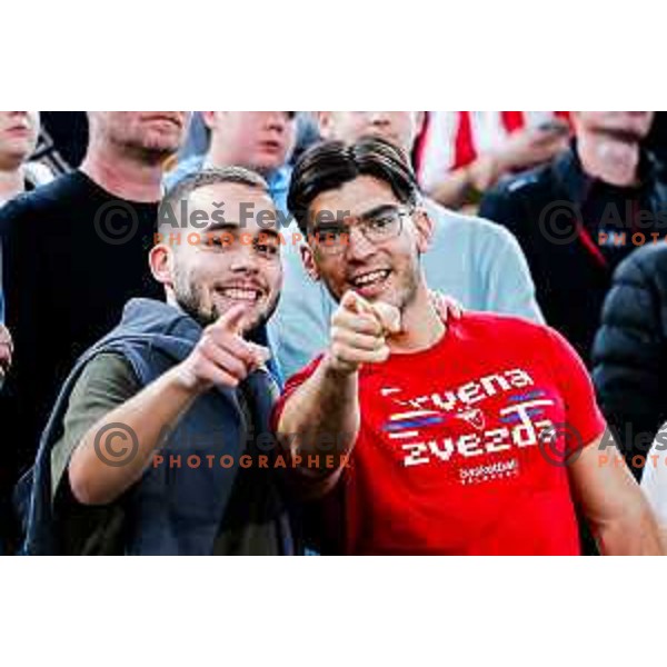 during AdmiralBet ABA League 2025/2026 basketball match between Cedevita Olimpija (SLO) and Crvena Zvezda (SRB) in SRC Stozice, Ljubljana, Slovenia on November 17, 2025