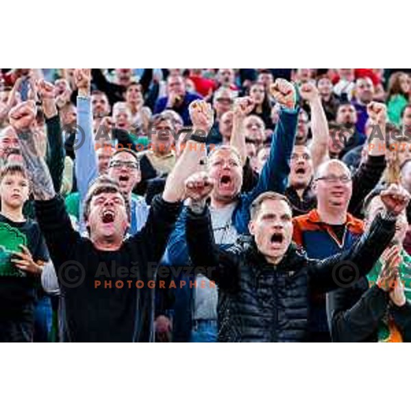 during AdmiralBet ABA League 2025/2026 basketball match between Cedevita Olimpija (SLO) and Crvena Zvezda (SRB) in SRC Stozice, Ljubljana, Slovenia on November 17, 2025