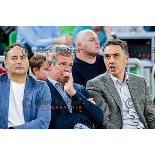 during AdmiralBet ABA League 2025/2026 basketball match between Cedevita Olimpija (SLO) and Crvena Zvezda (SRB) in SRC Stozice, Ljubljana, Slovenia on November 17, 2025