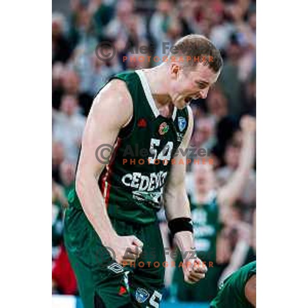 during AdmiralBet ABA League 2025/2026 basketball match between Cedevita Olimpija (SLO) and Crvena Zvezda (SRB) in SRC Stozice, Ljubljana, Slovenia on November 17, 2025