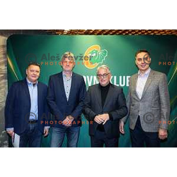 Minister of Sport Matjaz Han during Businness Club Talk before AdmiralBet ABA League 2025/2026 basketball match between Cedevita Olimpija (SLO) and Crvena Zvezda (SRB) in SRC Stozice, Ljubljana, Slovenia on November 17, 2025