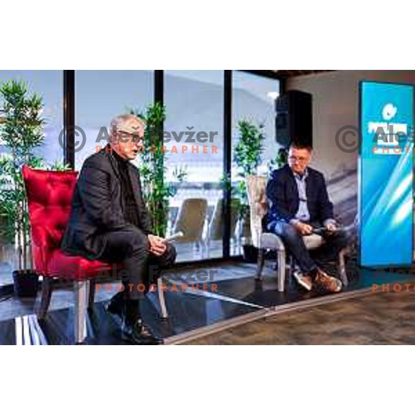 Minister of Sport Matjaz Han during Businness Club Talk before AdmiralBet ABA League 2025/2026 basketball match between Cedevita Olimpija (SLO) and Crvena Zvezda (SRB) in SRC Stozice, Ljubljana, Slovenia on November 17, 2025