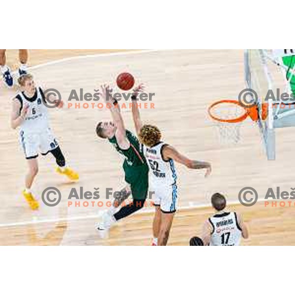 in action during BKT EuroCup 2025-2026 basketball match between Cedevita Olimpija (SLO) and Veolia Towers Hamburg (GER) in SRC Stozice, Ljubljana, Slovenia on November 19, 2025
