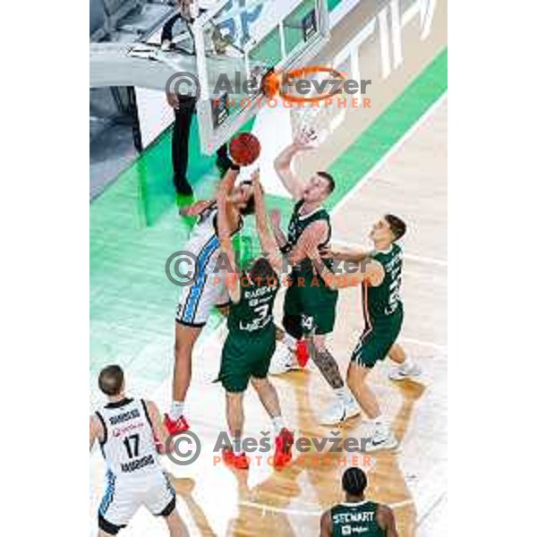 in action during BKT EuroCup 2025-2026 basketball match between Cedevita Olimpija (SLO) and Veolia Towers Hamburg (GER) in SRC Stozice, Ljubljana, Slovenia on November 19, 2025