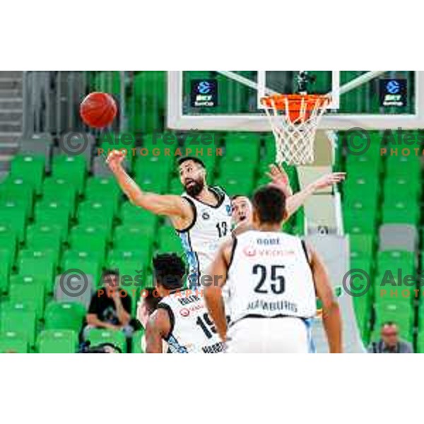 in action during BKT EuroCup 2025-2026 basketball match between Cedevita Olimpija (SLO) and Veolia Towers Hamburg (GER) in SRC Stozice, Ljubljana, Slovenia on November 19, 2025